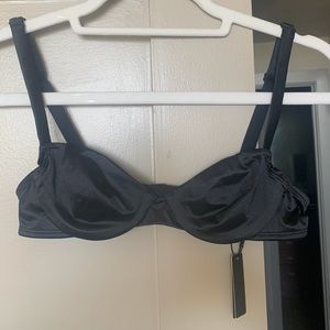 SKIMS Stretch Satin NWT Unlined Underwire Bra, 32A